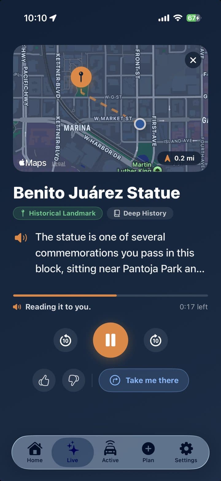 Live reading a landmark story out loud